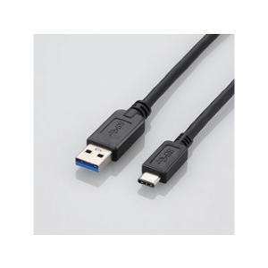 ELECOM エレコム  USB3.1ケーブル/A-Cタイプ/ノーマル/1.5m/ブラック USB3-AC15BK｜murauchi3