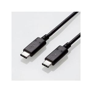 ELECOM エレコム  USB2.0ケーブル/C-Cタイプ/認証品/PD対応/5A出力/4.0m/ブラック U2C-CC5P40NBK｜murauchi3