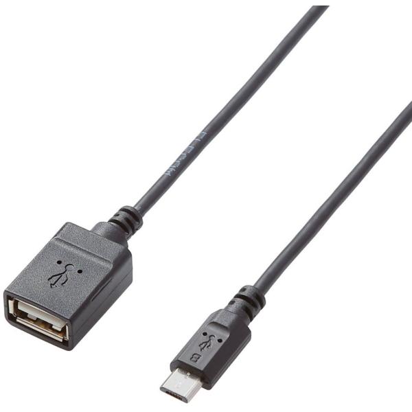 ELECOM エレコム  タブレット用OTGケーブル/スタンダード/microB-Aメス変換/USB...