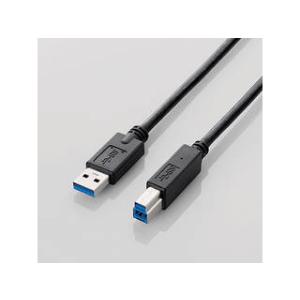 ELECOM エレコム  USB3.0ケーブル(A-B) USB3-AB30BK/RS｜murauchi3