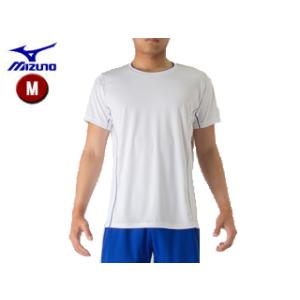 ミズノ mizuno 32MA7101-72 ソーラーカットＴシャツ 【M】 (ホワイト×マザランブ...