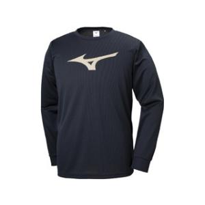 ミズノ mizuno  Tシャツ 長袖 ユニセックス XS (ブラック×ゴールド) 32MA9145-90｜murauchi3