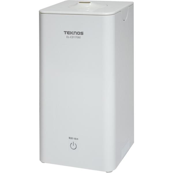 TEKNOS テクノス EL-C017(W) 超音波加湿器1.0L ホワイト