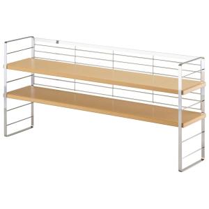 下村企販 キッチンラック シェルフ オールステンレス頑丈出窓ラック 幅