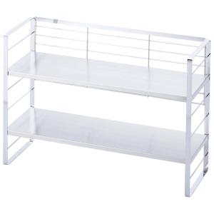 下村企販 キッチンラック ステンレス棚の出窓シェルフ 幅38cm 日本製