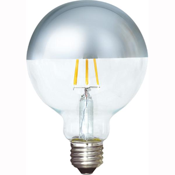 Tome 東京メタル LDG7LSV60W-TM（調光可） ボール形ＬＥＤシルバーランプ 口金E26...