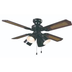 東京メタル工業 黒シーリングファン[E26 4灯][ランプ別売]TKM