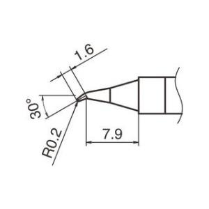 HAKKO 白光 こて先 0.2JS型 T36-JS02