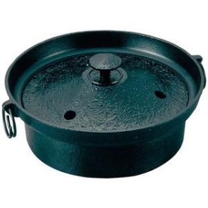 送料無料 ◇ 南部鉄器 しゃぶしゃぶ鍋 鈴木主善堂 三つ穴鍋 幅290×奥行