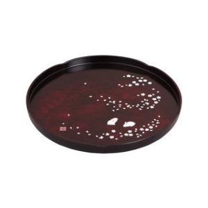 Kano/カノー  池坊美佳 桜うさぎ 丸盆／16471