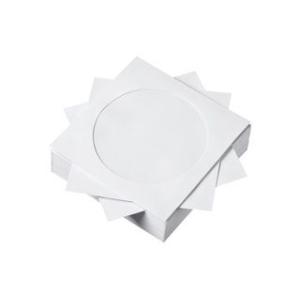 サンワサプライ DVD・CDペーパースリーブケース 1枚収納 ホワイト 50枚入り FCD-PS50...