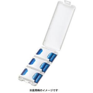 SANWA SUPPLY サンワサプライ SDカードケース(6枚収納・ホワイト) FC-MMC23SDW
