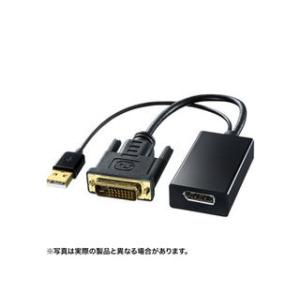 サンワサプライ  DVI-DisplayPort変換アダプタ AD-DPFDV01｜murauchi3