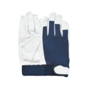 OTAFUKU GLOVE/おたふく手袋  豚革甲メリヤスマジック付 紺 LLサイズ R-29-N-LL