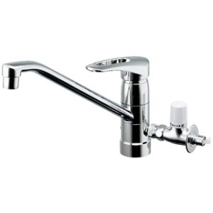 カクダイ（KAKUDAI） シングルレバー混合栓（分水孔コックつき） 117