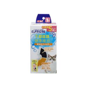 ピュアクリスタル 軟水化フィルター 半円 猫用 ( 5個入 )/ : 爽快