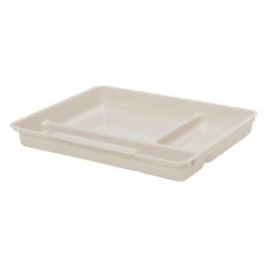 サンコープラスチック 小物整理トレー 幅29.6×奥行27×高さ4cm e-ラック 小物整理 トレー ベージュ 264604
