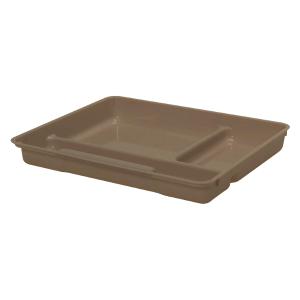 サンコープラスチック 小物整理トレー 幅29.6×奥行27×高さ4cm e-ラック 小物整理 トレー ブラウン 264605
