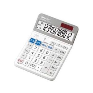 SHARP/シャープ 実務電卓 軽減税率対応モデル EL-SA72-X