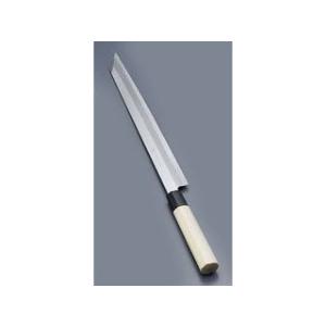 180mm 霞研 鎌形薄刃包丁(関西型菜切り包丁) 堺孝行 印 : ジョイ