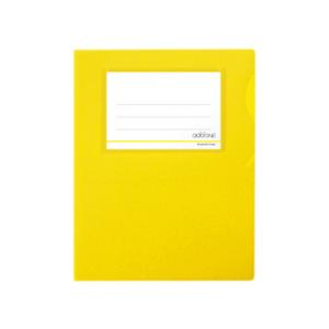 sedia/セキセイ アドワン ワイド＆ハーフ フォルダー イエロー AD-2406-50 A4判タ...