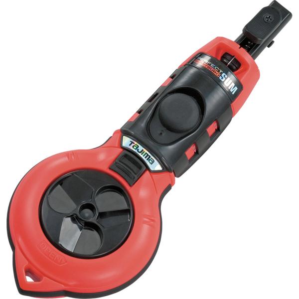 TJM DESIGN TJMデザイン Tajima パーフェクト墨つぼ 赤 PS-SUM-R