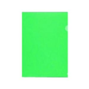 PLUS プラス 高透明カラークリアホルダ 10P FL-184HO GR