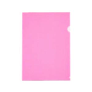 PLUS プラス 高透明カラークリアホルダ 10P FL-184HO RD