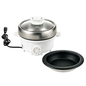 　 プチ・プレジール　電気ミニグリル鍋　ホワイト