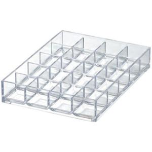 Yoshikawakuni 吉川国工業所 アクセサリー 文具 収納 ライフモデュール システムトレーA6（20分割）Cr クリア