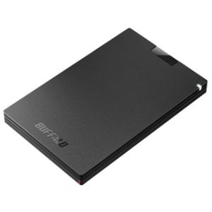 BUFFALO バッファロー 在庫限り USB 3.2(Gen1)対応ポータブルSSD 500GB 50cmケーブル付属 SSD-PG500U3-BC/D｜murauchi3