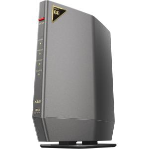 BUFFALO バッファロー  Wi-Fi 6E(11ax)対応無線LANルーター 2401+2401+573Mbps 6GHz WSR-5400XE6/D チタニウムグレー｜murauchi3