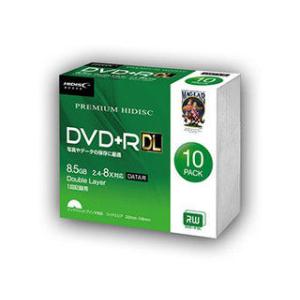 HIDISC HIDISC DVD+R DL 8倍速対応 8.5GB 1回 データ記録用 インクジェ...