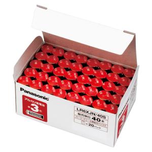 Panasonic パナソニック 単三型アルカリ乾電池（金） 40本入り LR6XJN/40S