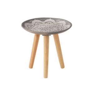 東谷 ROOM ESSENCE 木製 トレーテーブル Sサイズ 直径30cm LFS-190A おし...