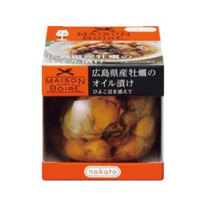 　  広島県産牡蠣のオイル漬け　ひよこ豆を添えて（９０ｇ）