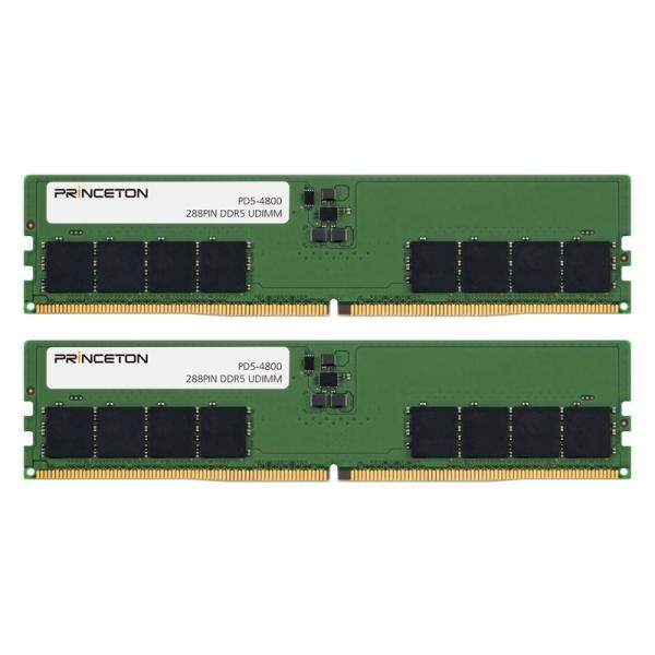 Princeton プリンストン DDR5-4800(PC5-4800)対応 増設用メモリーモジュー...