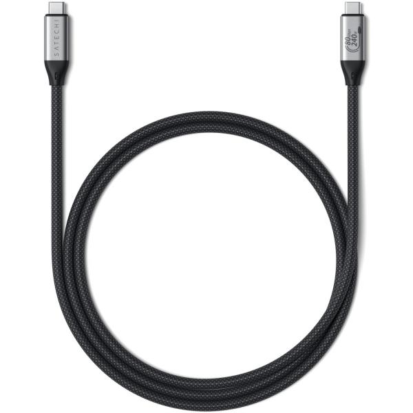 Satechi サテチ Satechi USB4 V2 Pro ケーブル ブラック/シルバー PST...