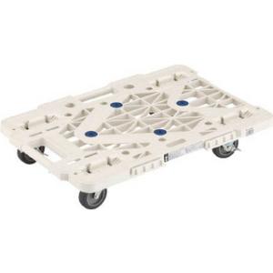 TRUSCO トラスコ中山 ルートバン 400X600 4輪自在 ストッパー付 白 メッシュタイプ ...