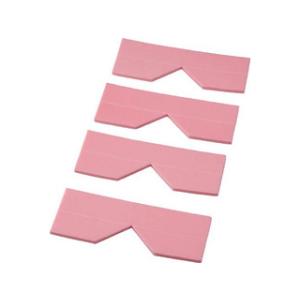 TRUSCO トラスコ中山 エッジクッションテープ コーナー用4枚入 レッド TECC-50R