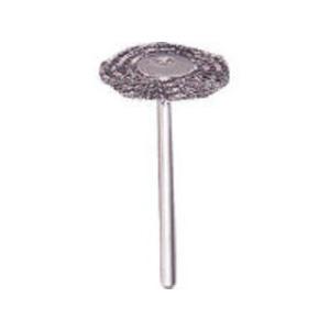 TRUSCO/トラスコ中山 まとめ買い 平型ブラシ ステンレス0.1XΦ23X軸Φ3 50本入 23...