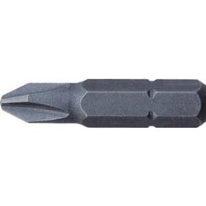 TRUSCO トラスコ中山 ミニインパクトドライバー用ビット ＋2X65 6.35mm六角軸 TMI...