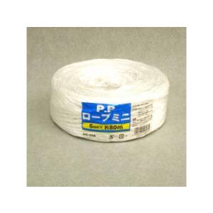 Miyajima 宮島化学工業 PPロープ ミニ 白 5mm×80m HC508