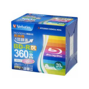 Verbatim バーベイタム 録画用BD-R 片面2層 260分 6倍速 5mmスリム20枚パック...