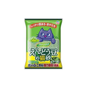 EARTH アース・ペット  クリーンケア えんどう豆の猫砂 緑茶の香り 6L