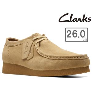 クラークス clarks  【ユニセックス】ワラビー EVO ウォータープルーフ 【メープルスウェード】【UK8/26.0cm】26172818