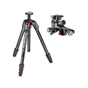 Manfrotto マンフロット  【納期未定】JP-MK190GC4-3WG 190go!カーボン4段三脚+XPROギア付き雲台キット｜murauchi3