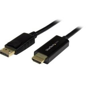 StarTech.com  DisplayPort(オス) - HDMI(オス)変換アダプタケーブル 5m 4K対応(30Hz)  DP2HDMM5MB｜murauchi