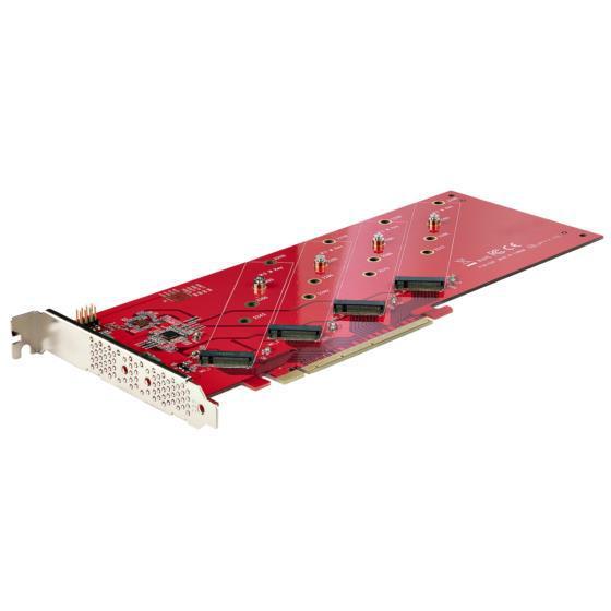 StarTech.com M.2 SSD拡張カード/PCI Express 4.0/4スロット NV...