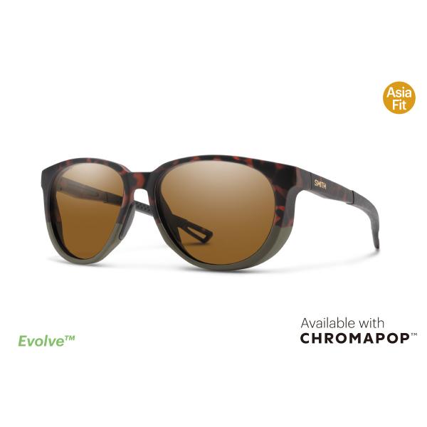 SMITH スミス 偏光サングラス アジアフィット シーカーAK 【マットフォレスト】【CP偏光ブラ...